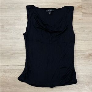 White House Black Market Elegant Black Tank Top